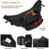 Outdoor tactical multifunctional waist bag men's waist bag nylon shoulder hiking phone bag sports large capacity waist bag 5