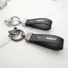 

Car Keychain Keyring Alloy Pu Leather Key Chain For Geely Emgrand Gt Gc9 Gc6 Ec718 Ec7 Ec8 CK Emgrand GS GL