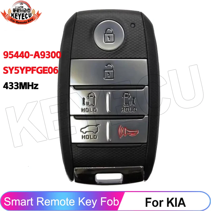 KEYECU 95440-A9300 SY5YPFGE06 For KIA Carnival Sedona Smart Key ID47 Chip Remote Fob 433MHz