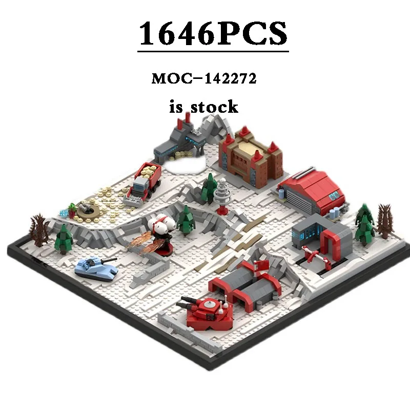 

2023 New MOC-142272 Command & Conquer Red Cordon Game Series, Game Scene Building Blocks Toys 1646 Christmas Gifts DIY Gifts