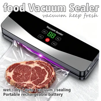 Wireless Portable Vacuum Sealer 2026 Rechargeable with Countdown Sealing Display & Waterproof Touch 1