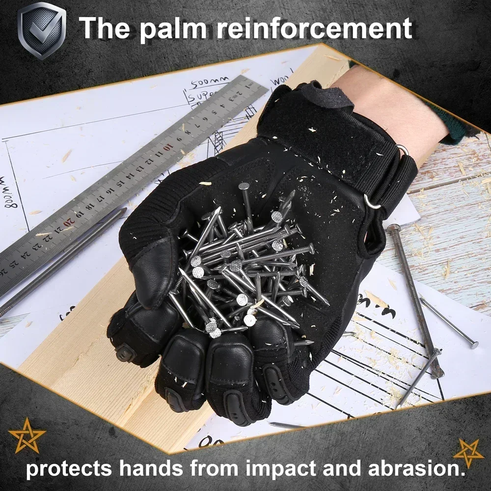 Full Finger Tactical Gloves Sports Paintball Shooting Hunting Combat Airsoft PU Leather Touch Screen Rubber Protective Gear Men tactical gloves full finger gloves leather gloves sports gloves male gloves