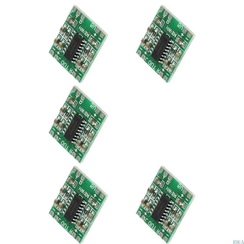 Compactly & Mobile Devices Compactly Design 앰프에서 명확한 오디오 출력을위한 R9UA 효율적인 2x3W 디지털 앰프 보드