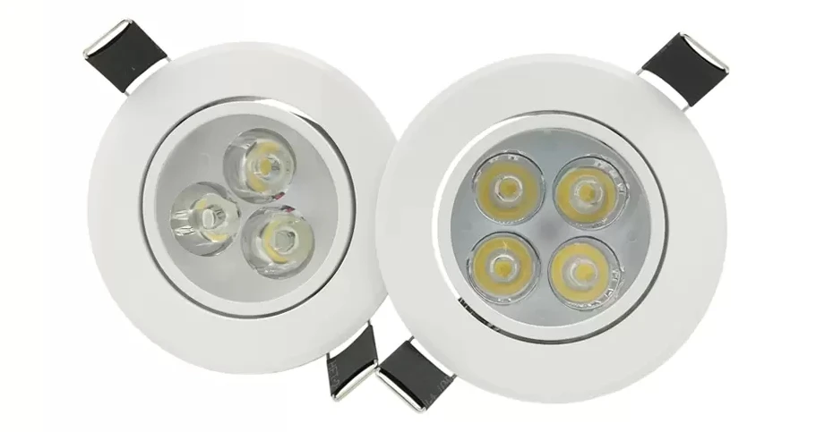 Luzes embutidas de LED