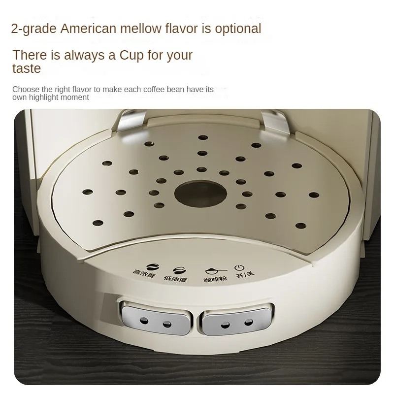 Coffee Maker Automatic Portable Thermal Insulation Bean Powder Dual-use Detachable Kitchen Appliances Home Grinding Coffee Maker 6