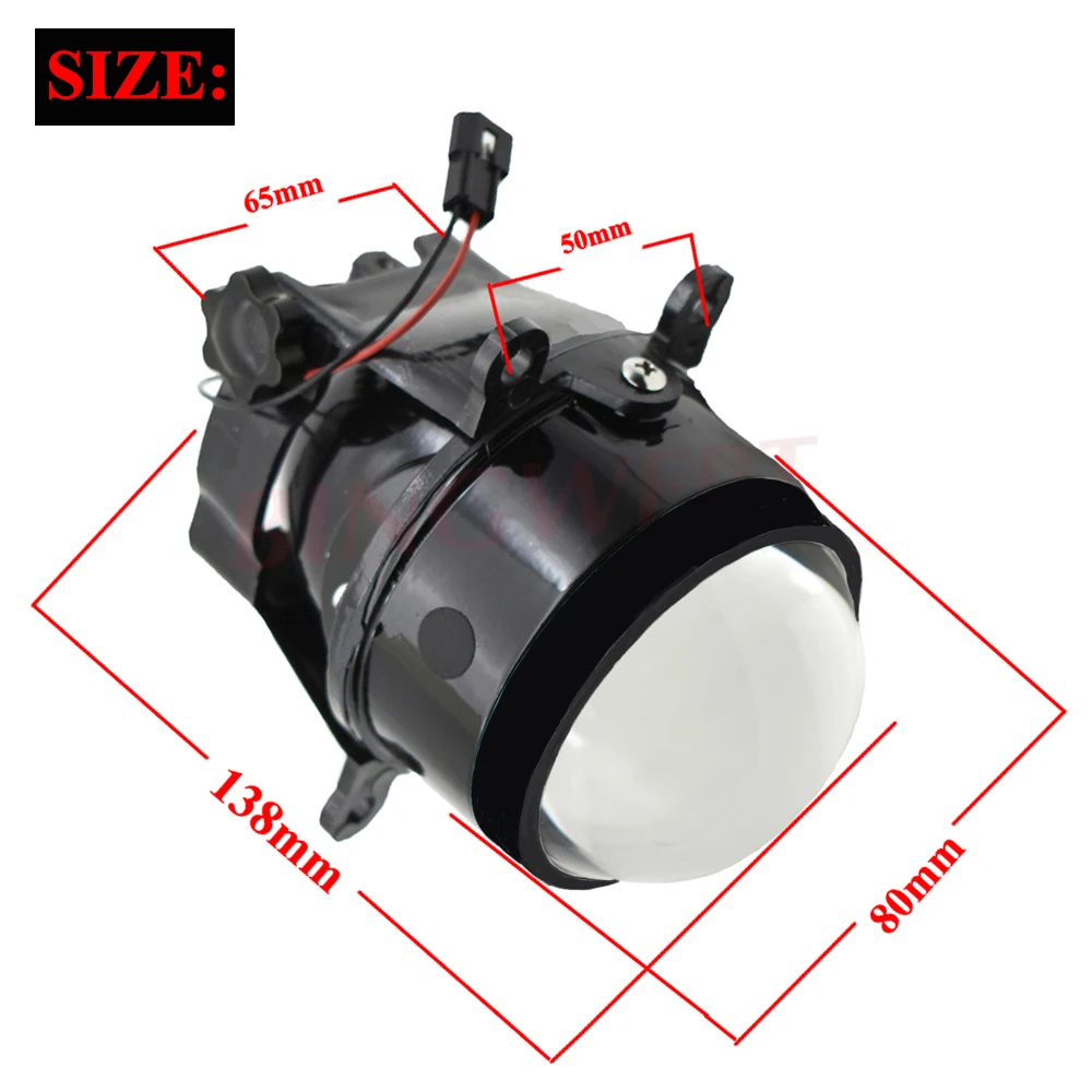 Ajuste de luces antiniebla PTF para Suzuki Grand Vitara Jimny JB64 JB74 2018 -2020 Swift SX4 Splash Alto H11 HID, lente de proyector bi-xenón