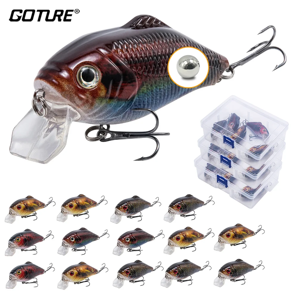 

Goture Jointed Swimbaits Crankbaits VIB Minnow Lures with Propeller Tail Pencil Popper Topwater Fishing Lures for Bass Fishing