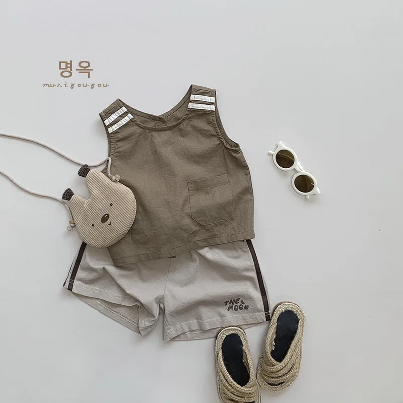 어린이 코튼 반바지, 다목적 통기성 캐주얼 바지, 얇은 스포츠 반바지, 의류, 남아 여아, 2024 여름 신상