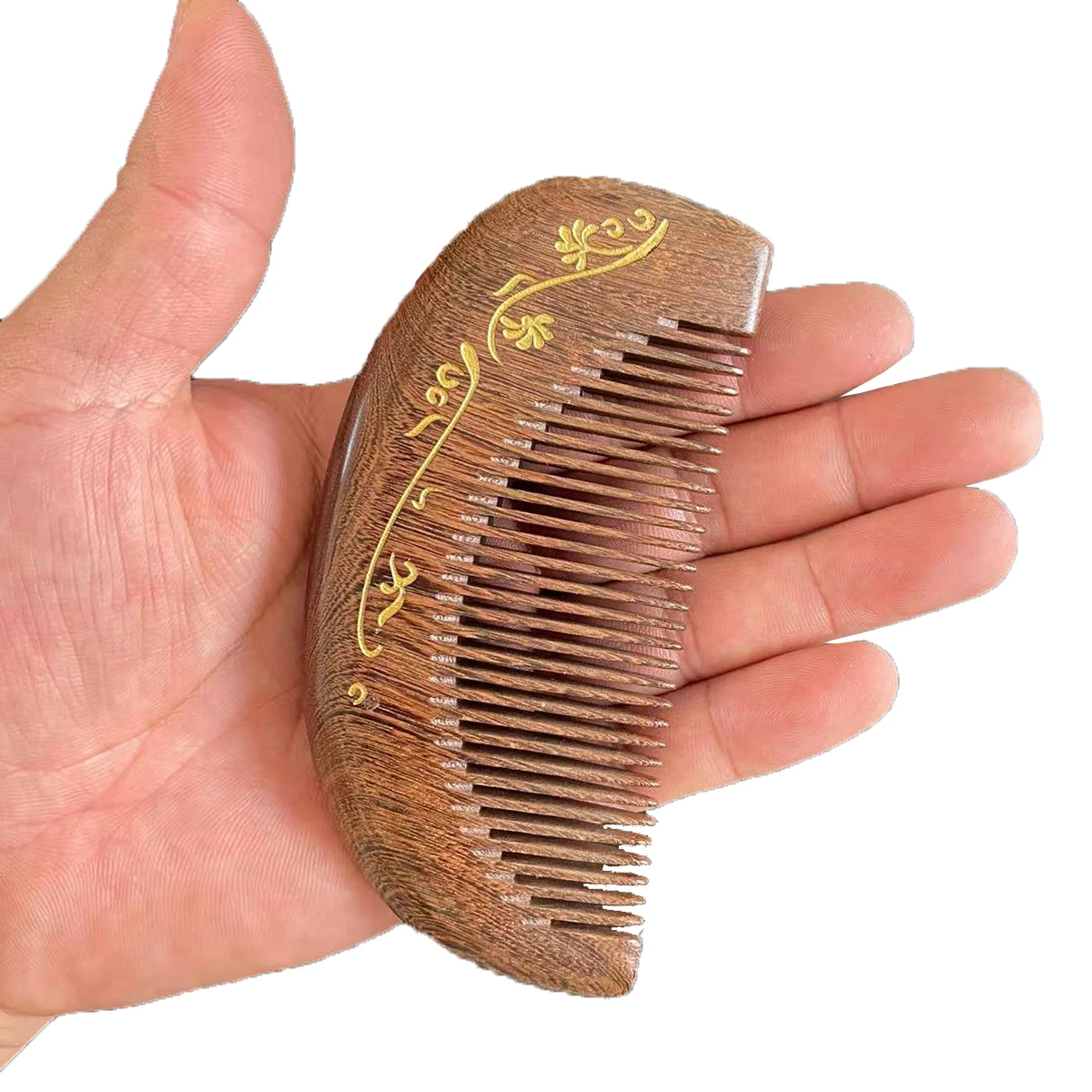 

Hair Care Products Natural Massage black sandalwood Handle Hair Wooden Combs