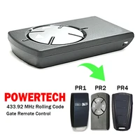 For Powertech PR1 PR2 PR4 433.92MHz Garage Door/Gate Remote Control Replace Powertech PR-2 Electric Gate KeyFob Transmitter 1