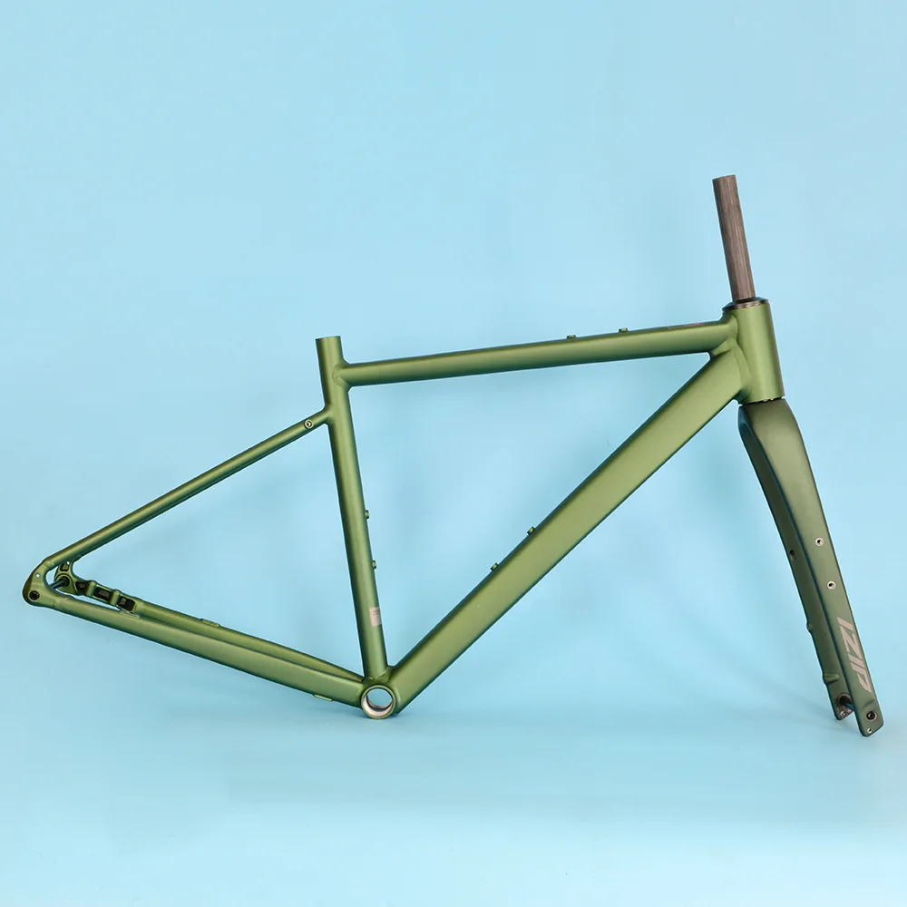 Alumínio Alloy Gloss Gravel Road Bike Frame, Bicicleta Frameset, Quadro para Quadro Speed 700c Estrada