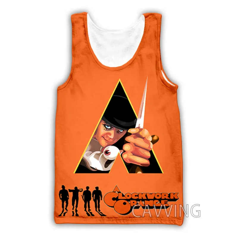 

CAVVING 3D Printed Movie A Clockwork Orange Tank Tops Harajuku Vest Summer Undershirt Shirts Streetwear for Men/women