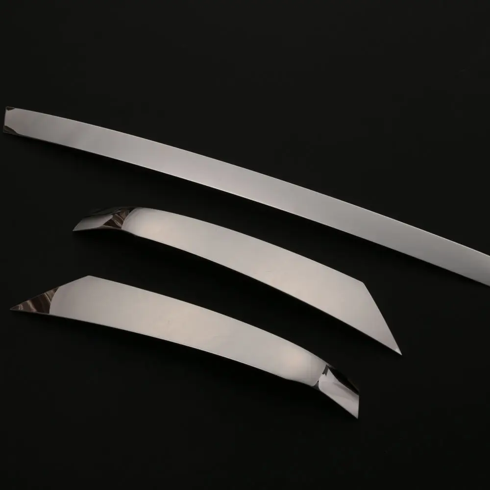 SUS304 Stainless Steel Front Bumper Lip Molding Garnish Trim Cover Lower For Toyota C-HR