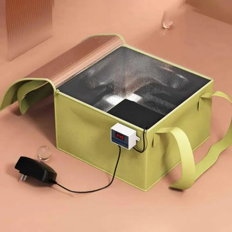 Dough Proofing Box 50 110 Bread Proofer Precise Temperature Control chef-pomodoro-pizza-dough-proofing-box-14-x-11-in-plastic-pizza-dough
