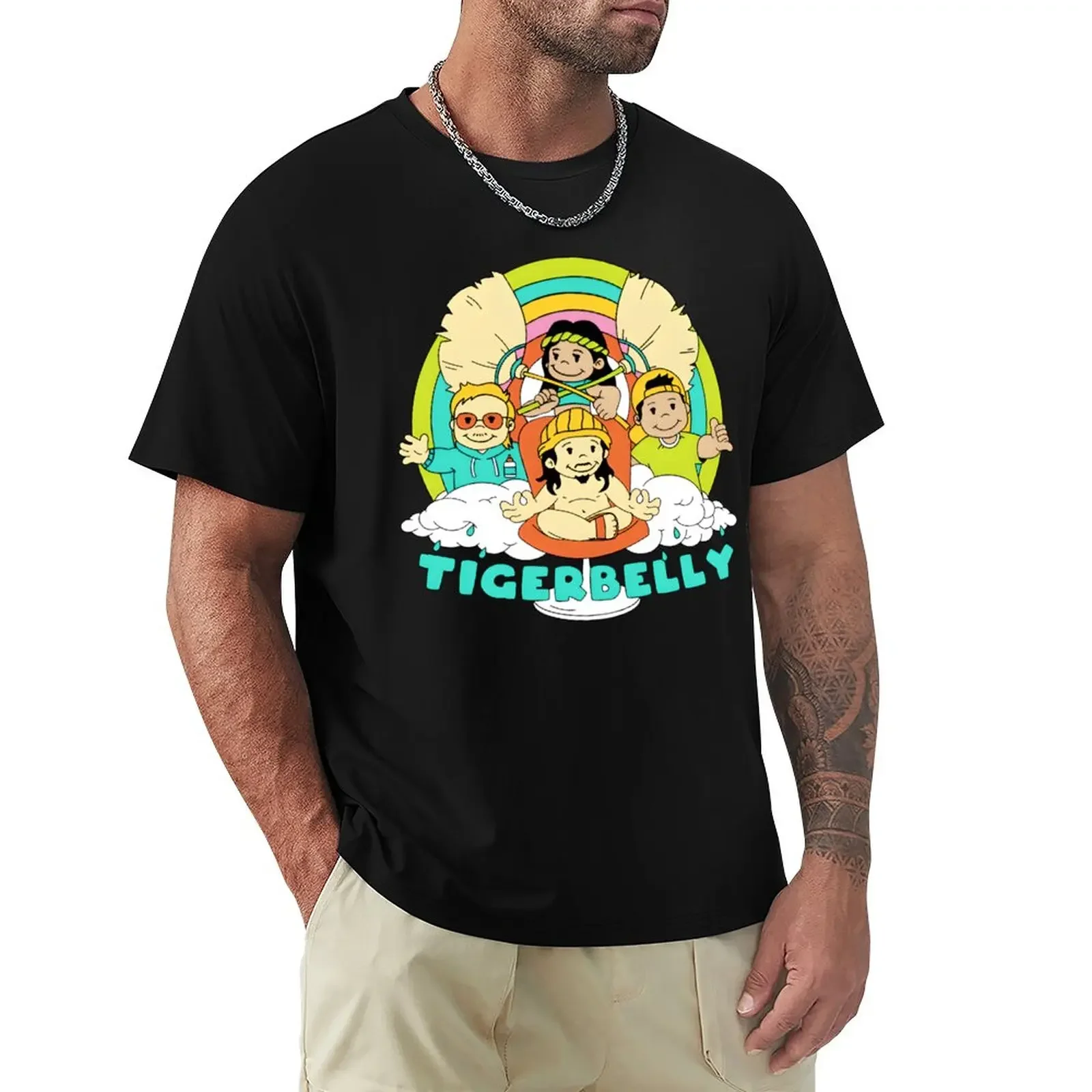 

Tigerbelly T-Shirt vintage funnys cute tops sublime T-shirts for men cotton