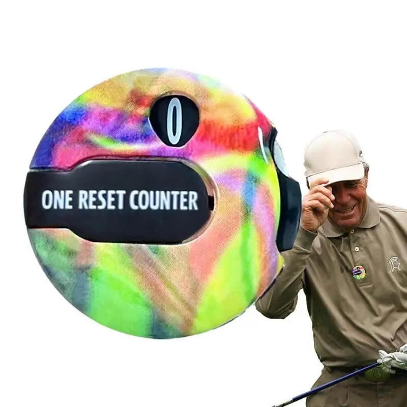 

Golf Score Counter Golf Mini Stroke Counter With Hat Clip Outdoor Sports Equipment For Gloves Clothing Belt Backpacks
