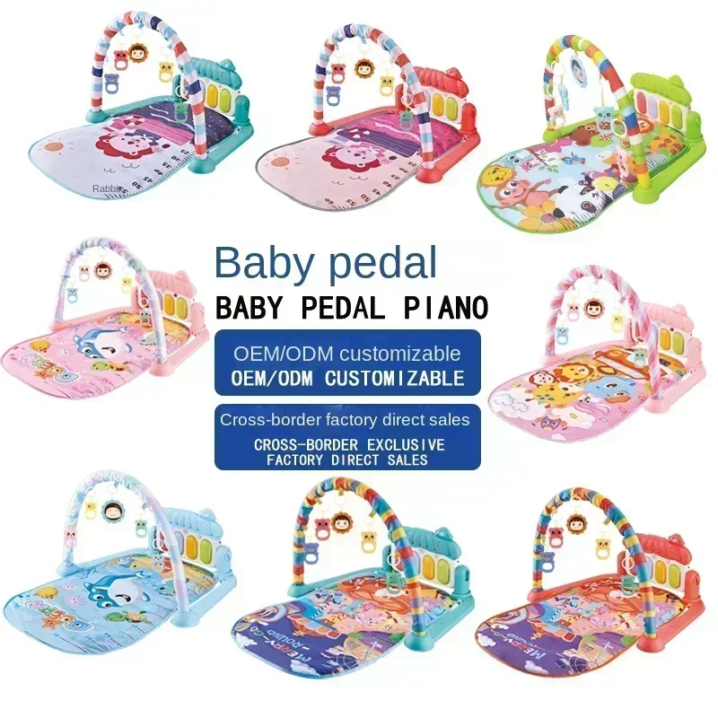 Baby Toys Music Pedal Piano 0-1 Year Old Newborn Piano Game Pad Christmas Gift Mother and Child Supplies