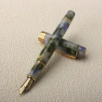 Jinhao Century 100 Series Fountain Pen Multi Color Acrylic Barrel Fine Nib Gold Trim Business Office Signature School 2