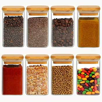 10oz Glass Storage Jars with Lids 1