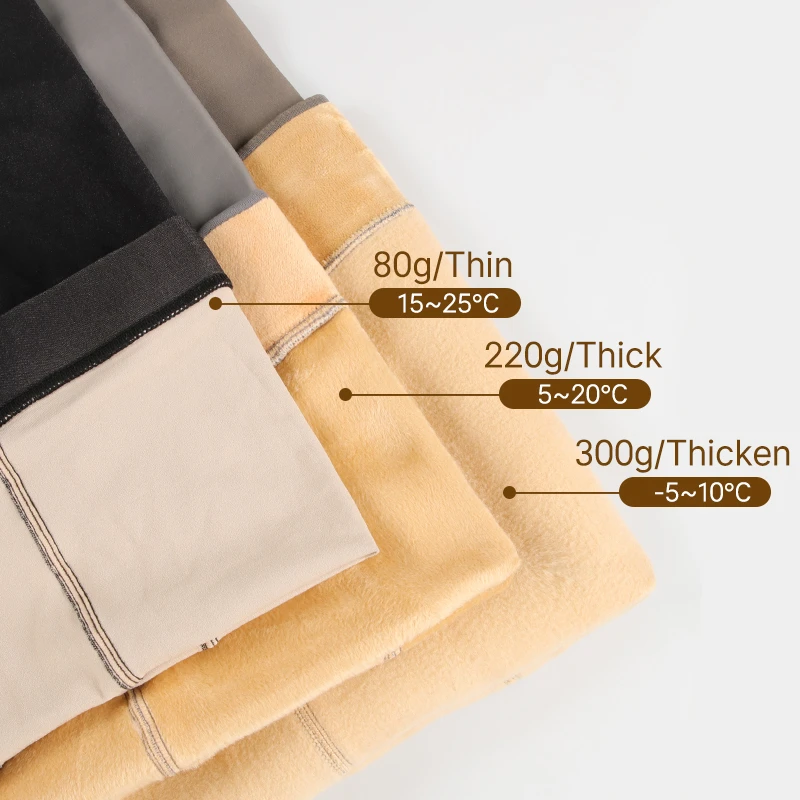 Description Picture 5 of itemWinter Pantyhose Women Warm Fleece Tights Tights High Waist Thick Fleece Pantyhose Stretchy Thermal Translucent Stockings Woman