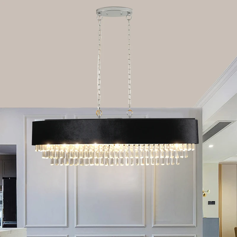 

Modern Crystal Chandelier for Living-Room Dining Room Cristal Lamp Luxury Home Decor Light Fixture Nordic Hotel Pendant Lamp