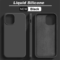Enhanced Product Title:  
Premium Liquid Silicone Matte Candy Color Phone Case - Sleek & Durable Back Cover - iPhone 12 Pro (Black)