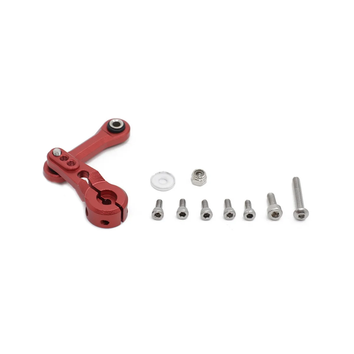 

For 1/8 Arrma Kraton Outcast Senton Aluminum Alloy Steering Gear Arm 25T,Modified and Upgraded Accessories,Red