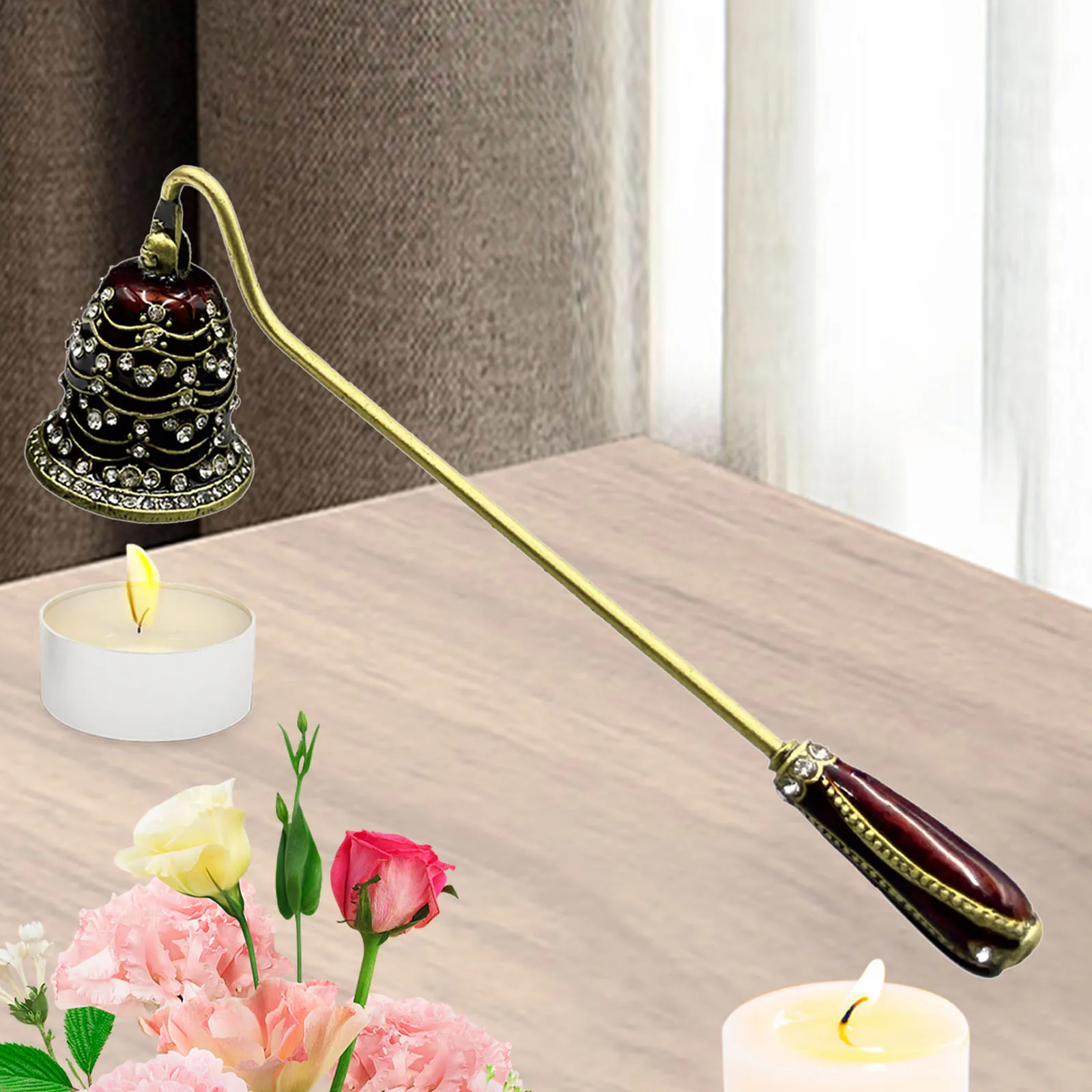 Candle Snuffer Gift for Candle Lovers Putting Out Flame Professional Retro Wick Flame Snuffer Extinguishing Tool