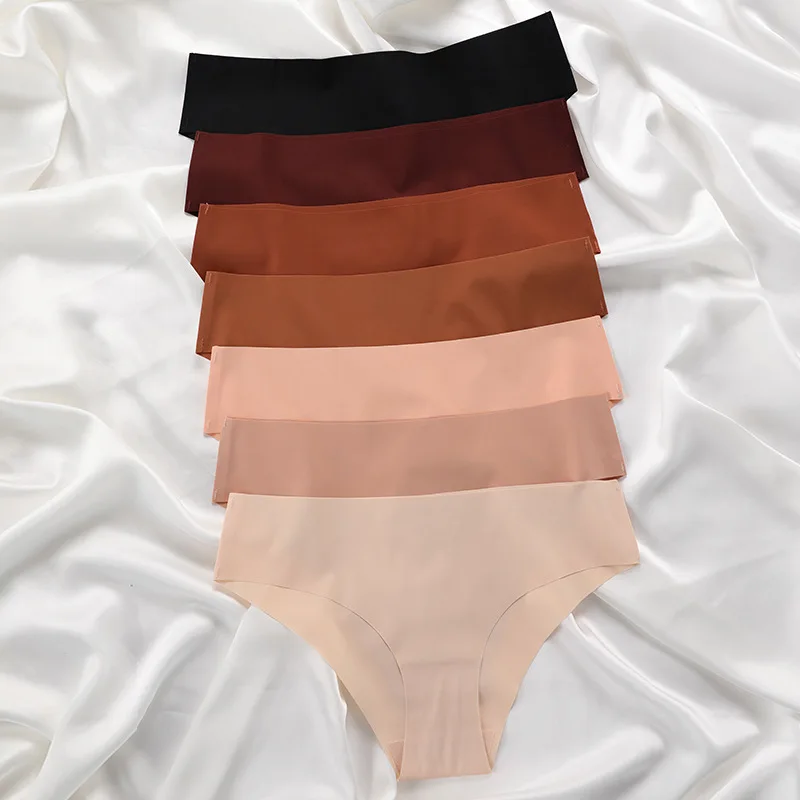 

Women's XXL XXXL Panties Ice Silk No Marks Quick Drying Breathable One-piece Women's Briefs