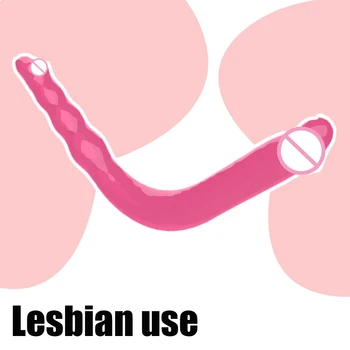 29 cm Soft Jelly Double Long Dildos Vagina Anal Plug Artificial Penis Masturbators Fake Penis Sex Toys For Women Couples 2