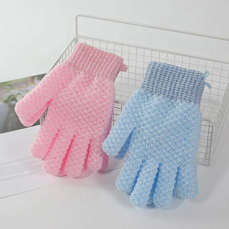 1PC Shower Scrub Gloves Bath For Peeling Exfoliating Gloves Massage For Body Scrub Sponge Wash Skin Moisturizing SPA Mitt 2