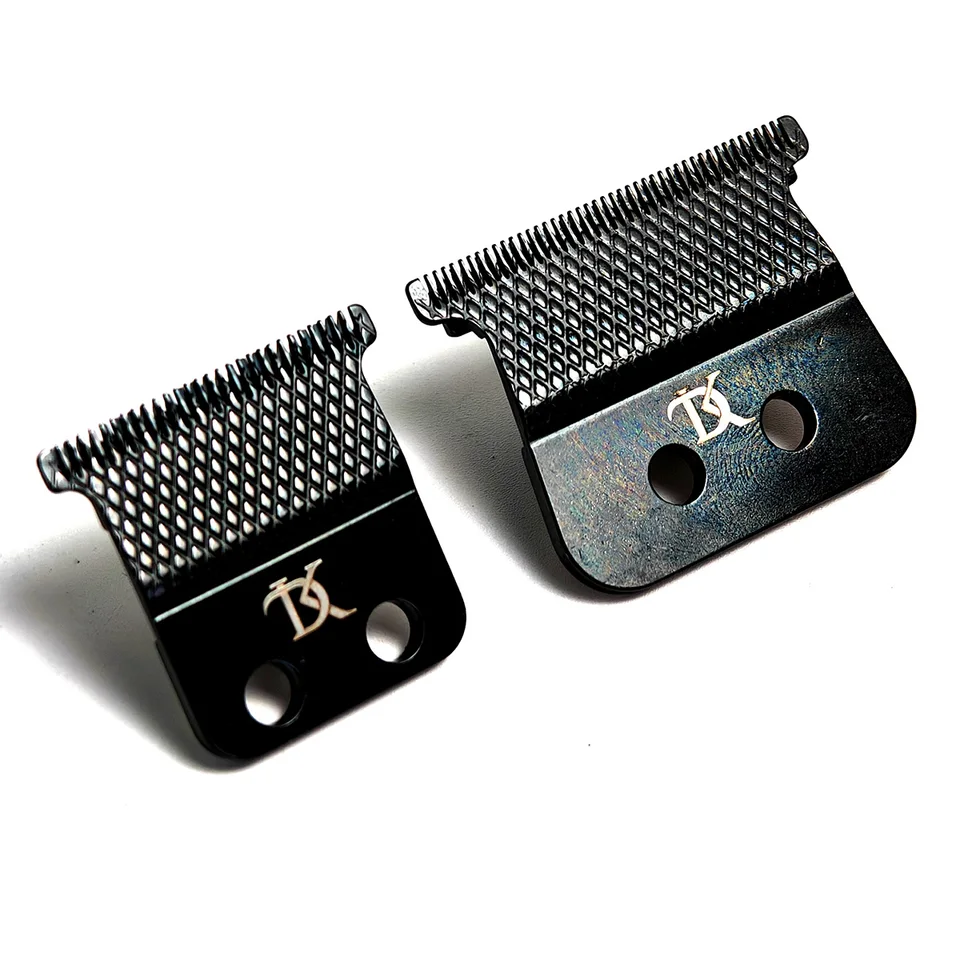 天然角ブレード付きのプロのバリカン,交換可能なカッターヘッド