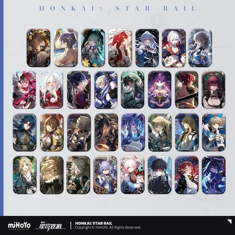 

Sunsyea Honkai Star Rail Official Merch miHoYo Original Authentic Light Cone Series Badge Dan Heng Himeko Jing Yuan Seele