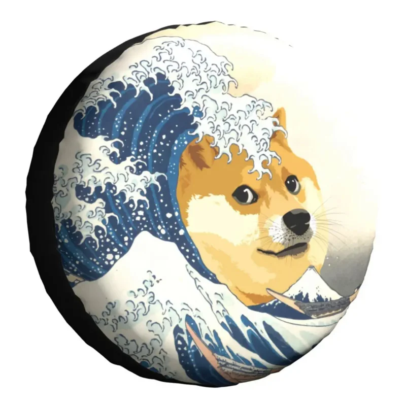 

Запасная покрышка Dogecoin Wave Kanagawa универсальная, подходит для джипа Mitsubishi Pajero Shiba Inu SUV RV Trailer 14 "15" 16 "17"