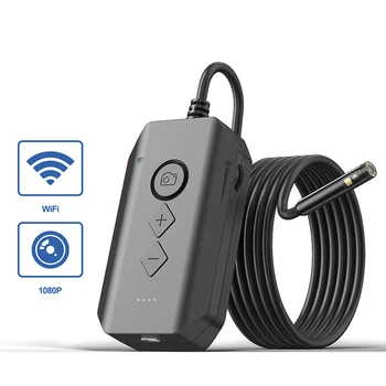 Triple Lens WIFI Endoscope HD1080P Single Dual Lens Wireless Pipe Inspection Borescope Camera Car Check Waterproof LEDs 2600mAh 1