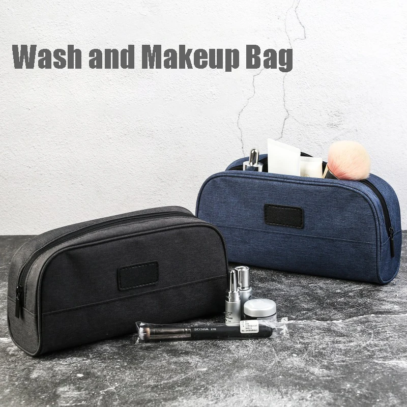 Men Oxford Cloth Makeup Bags Travel Zipper Storage Pouch Cosmetic Bag Toiletry Bag Cosmetics Organizer Large Capacity 2024 Gift 2
