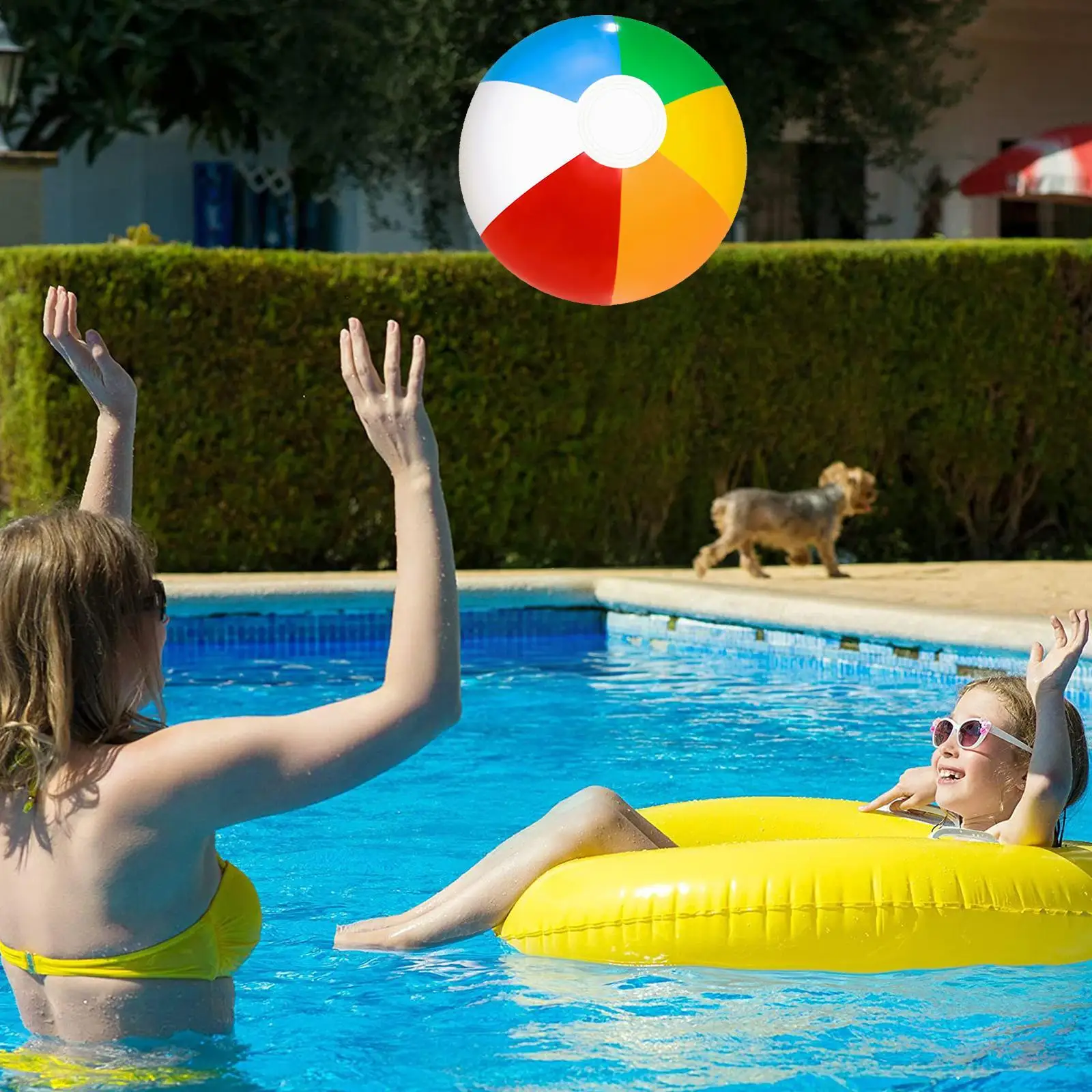 Summer Outdoor Colorful Inflatable Ball Balloons Swimming Pool Party Water Game Balloons Beach Sport Ball Fun Toys For Kids T5Y4 images - 6