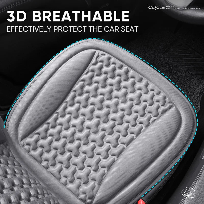 Housse De Siège Auto Rafraîchissante - Coussin Ventilé Anti-transpiration - Taille ~112x47 Cm - Pour Voiture & Camion