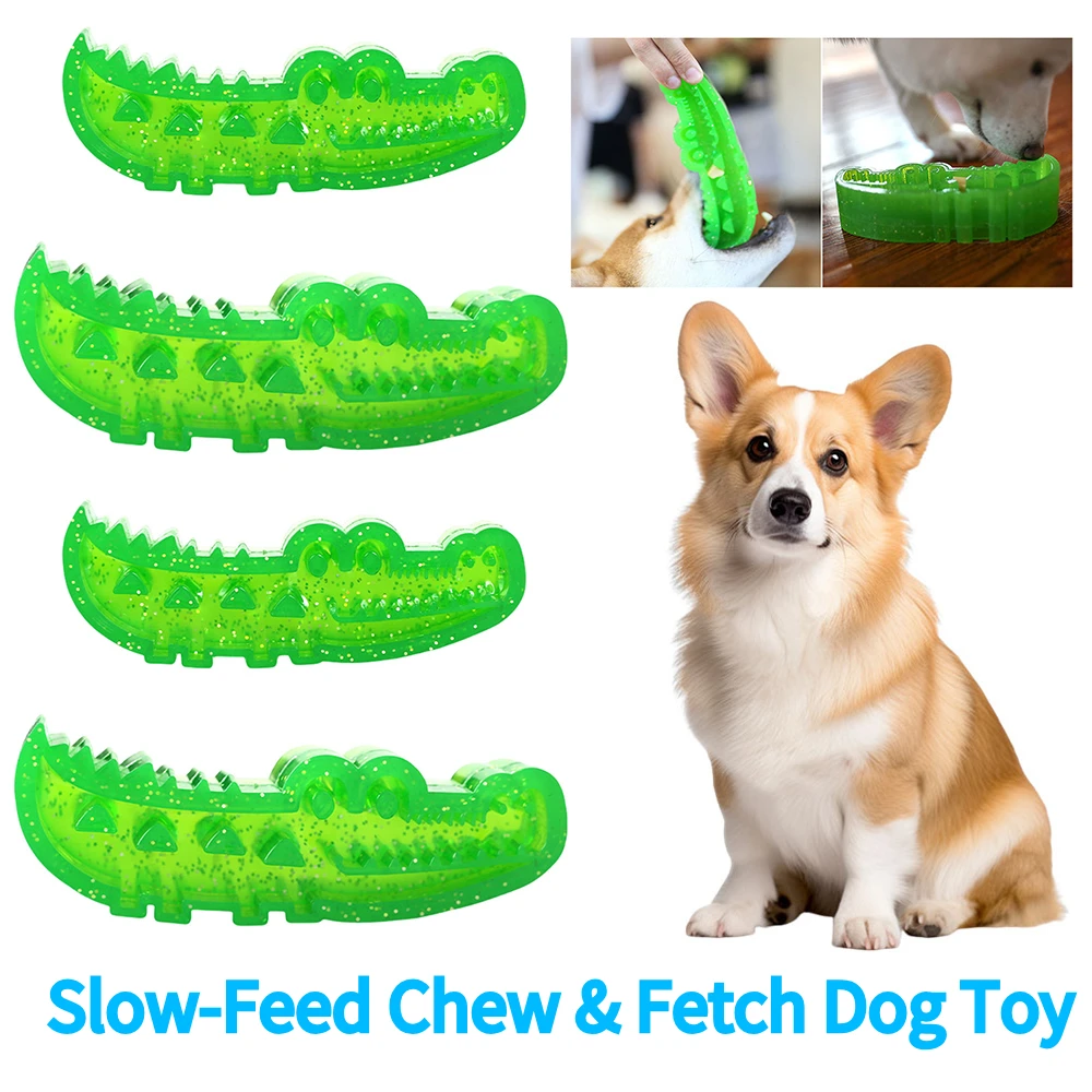 Interactive Alligator Chew Toy for Dogs