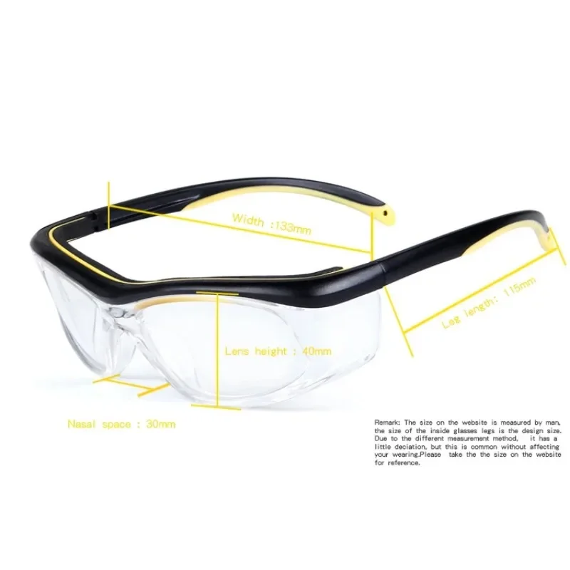 OBAOLAY Industrial Safety Goggles Anti-scratch Anti-fog Anti-splash Dustproof Anti Impact Welding Safety Glasses EN166 6