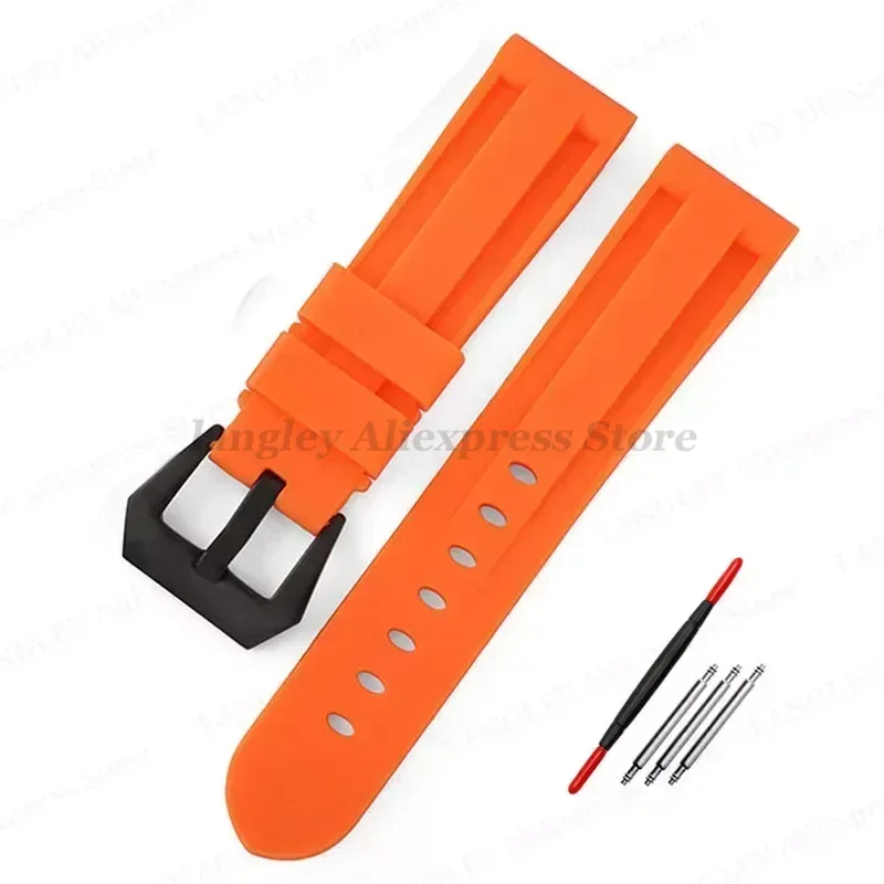 Versatile Sport Silicone Rubber Watch Band - Multiple Size Options