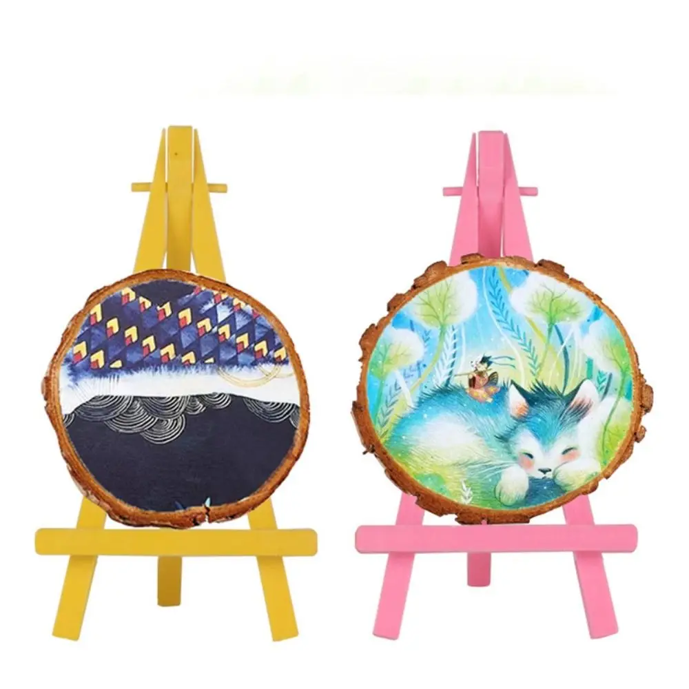 Plastic Desk Decoration Cards Holder Photo Display DIY Crafts Mini Display Easel Drawing Tripod Canvas Easel Sketch