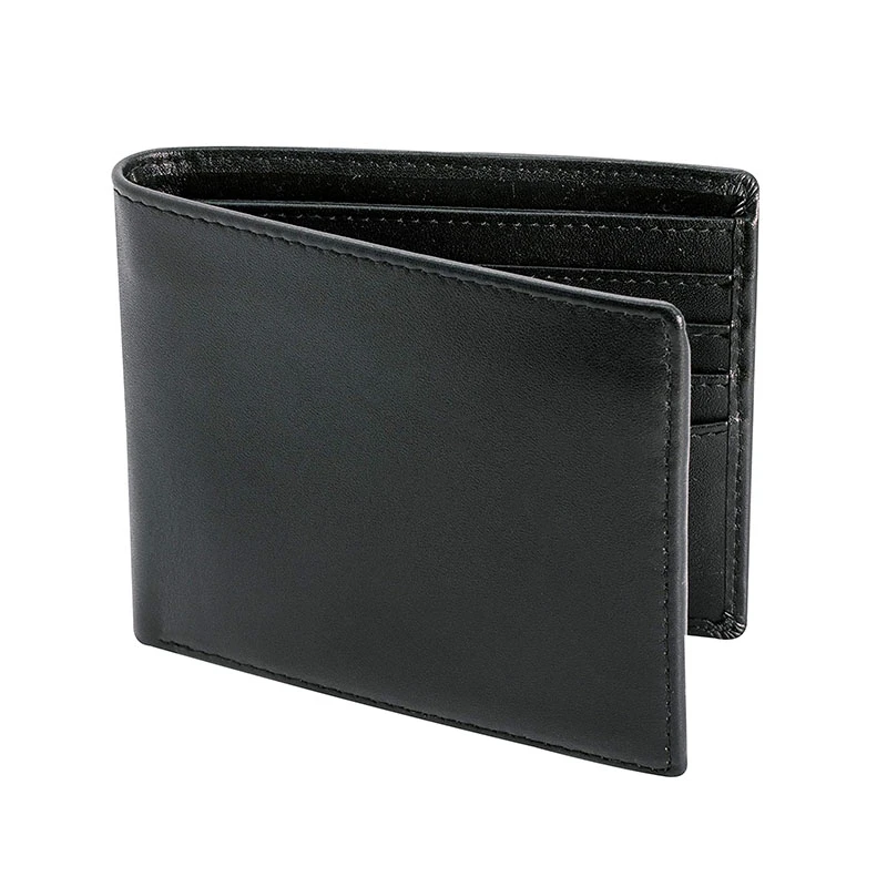 Leather Bifold Wallet Id Window Mens Genuine Leather Bifold Wallets