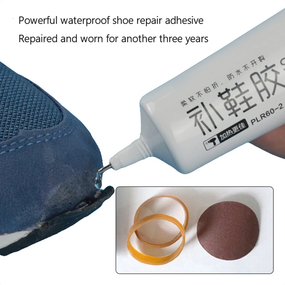 Shoe Glue 60/10ml Strong Shoe-Repairing Adhesive Universal Waterproof Quick-drying Glue Shoemaker Special Leather Shoe Repair Glue