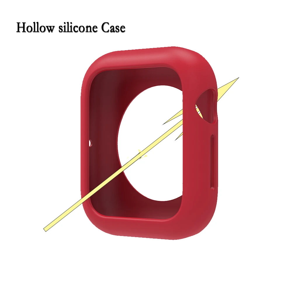 Soft Silicone Hollow Protective Case - Super Light Watch Cover Decor