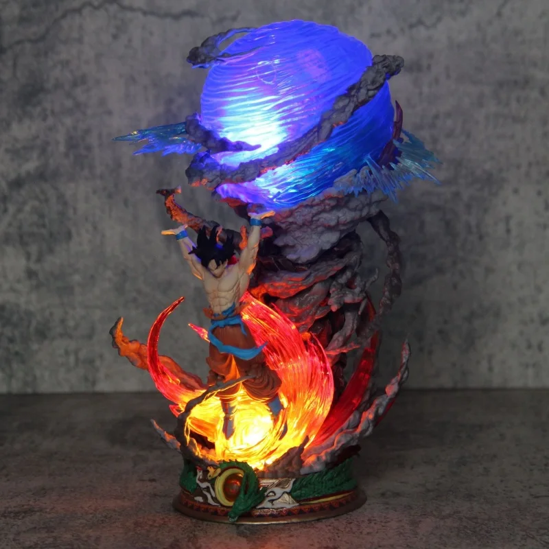 STATUE FIGURINE COLLECTION GOKU Spirit Bomb Lumineuse 23cm 377008050587
