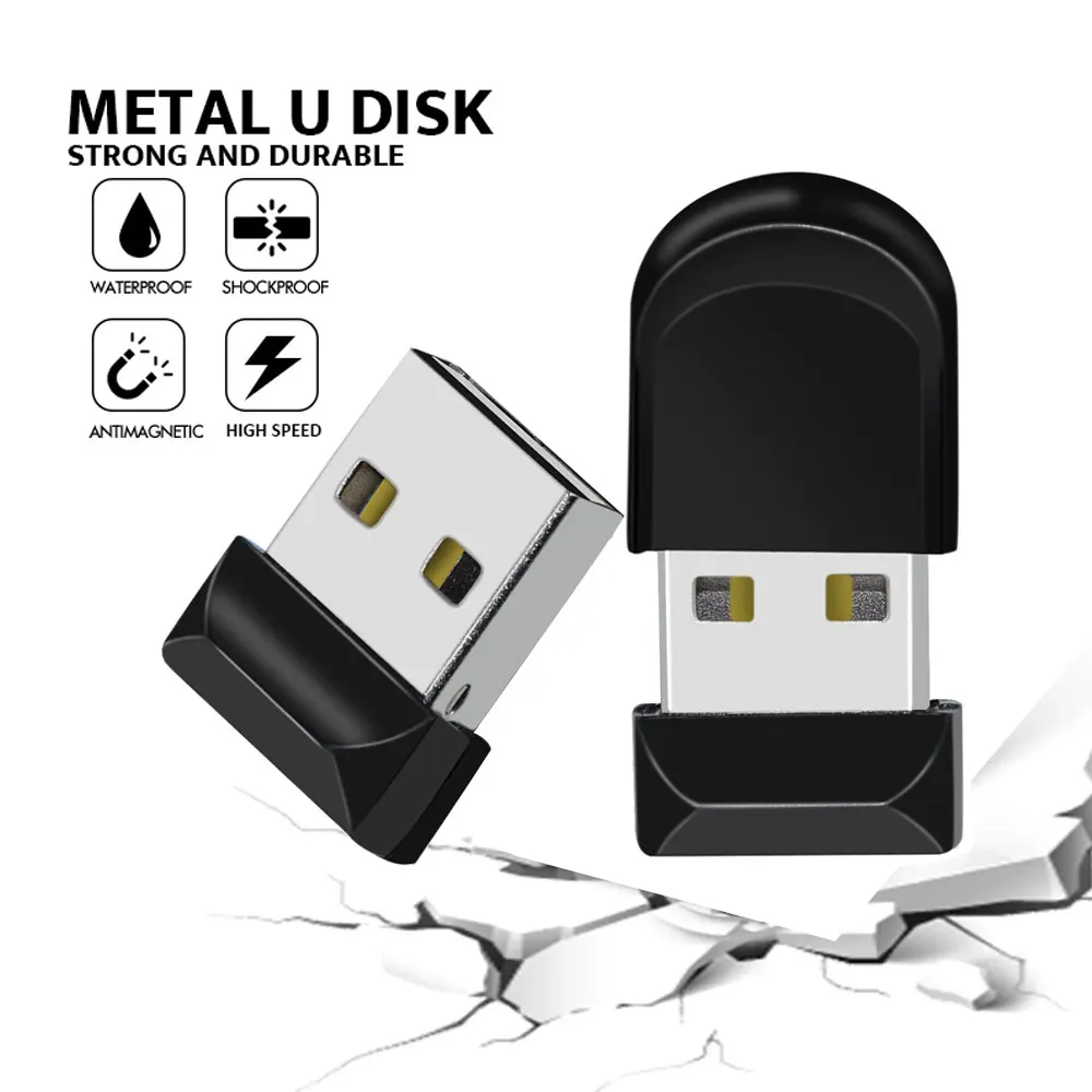 미니 USB 플래시, 펜 드라이브, 금속 펜 키 디스크, 펜 드라이브 스틱, 플래시 메모리 카드 선물, cle USB, 4GB, 8GB, 16GB, 32GB, 64GB, 100 개/로트