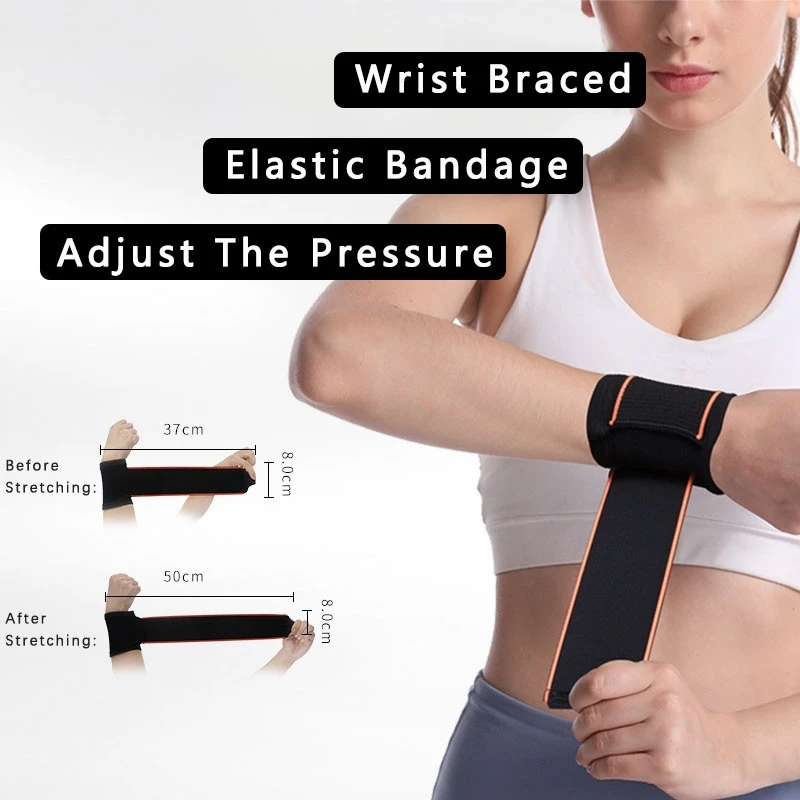 1pcs Gym Sports Wristband Support Basketball Volleyball Wrist Support