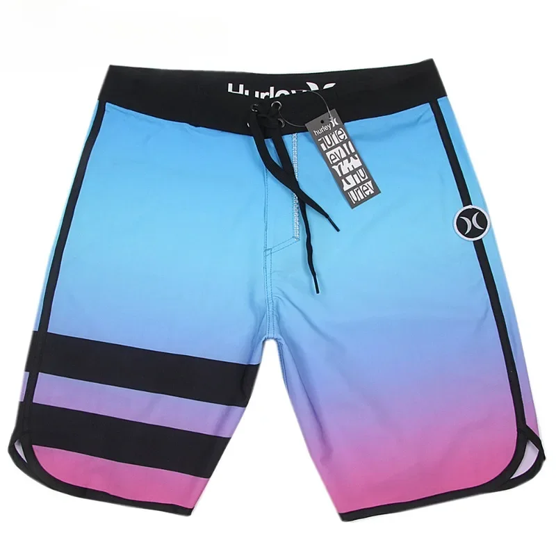 Beach Shorts Summer Water Resistant Four-sided Stretch Board Shorts Casual Sports Quick Dry Swimming Surf Men swim trunks
