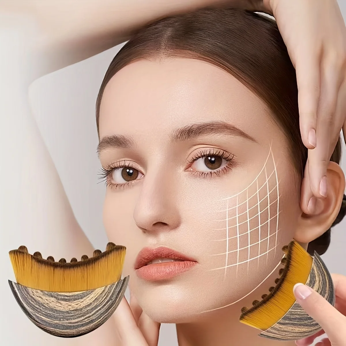 Face Brush Dry Brushing Gua Sha Massage Tool